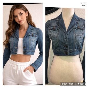 Short jean jacket